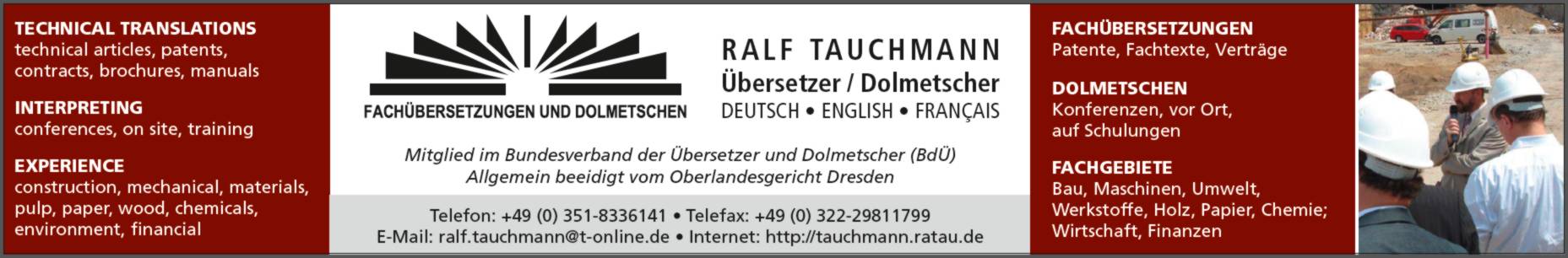 Ralf Tauchmann Fachübersetzungen